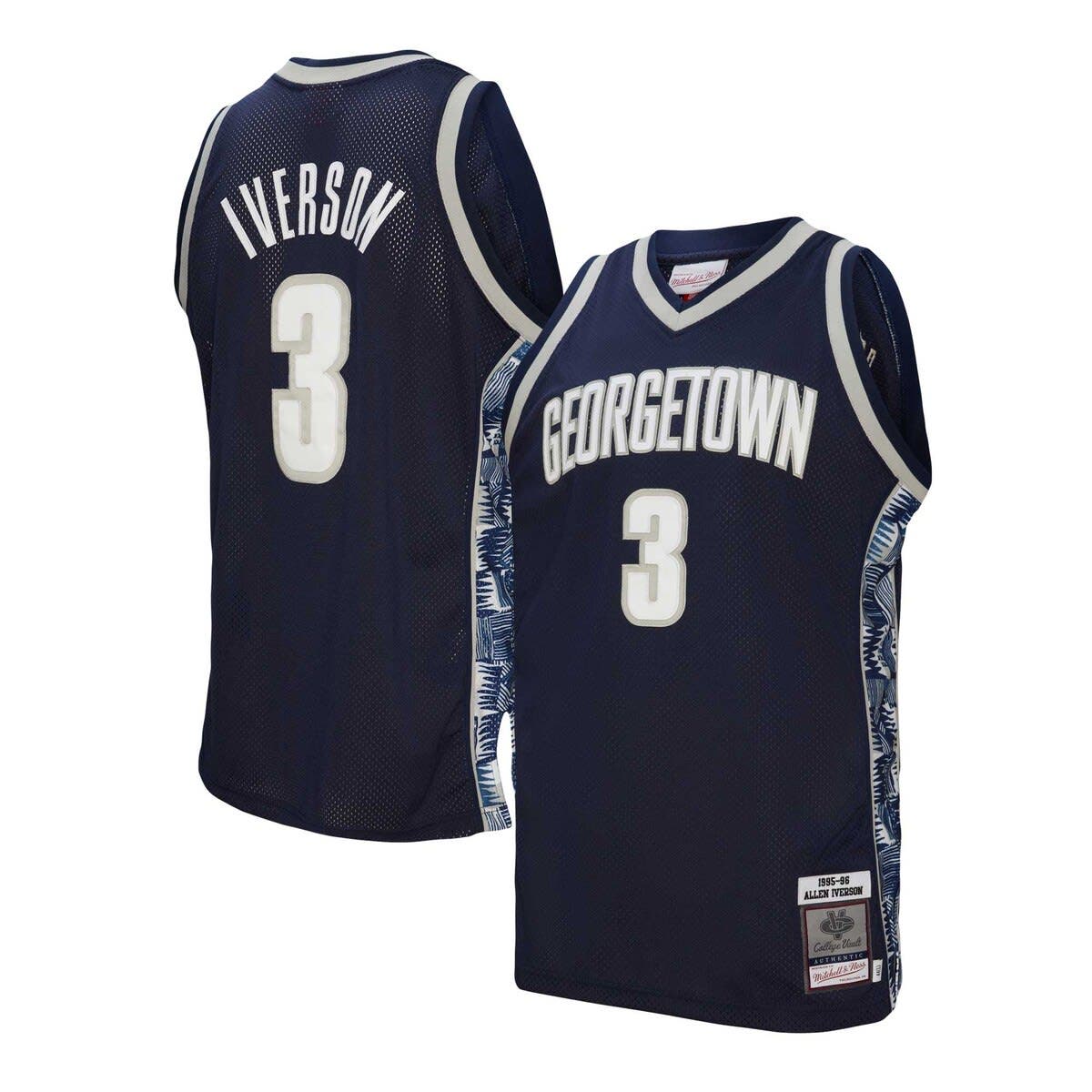 Mitchell & Ness Men's Mitchell & Ness Allen Iverson Navy Georgetown