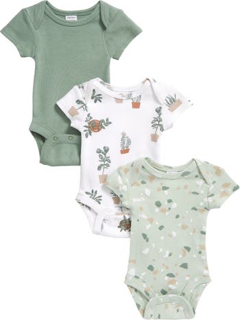 Nordstrom Assorted 3-Pack Cotton Bodysuits