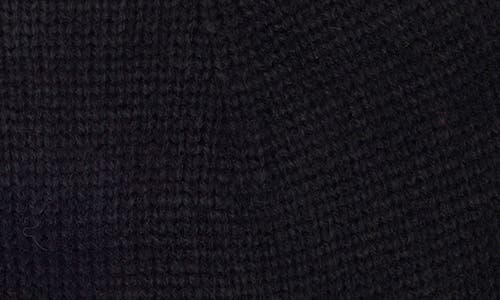 Kate Spade New York Flocked Spade Beanie In 001 Black