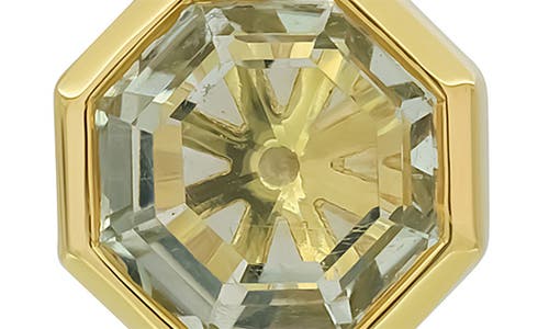 Bony Levy Green Amethyst Stud Earrings In 18k Yellow Gold