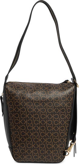 Calvin Klein Taupe Ashley Small Crossbody Bag for Women Online