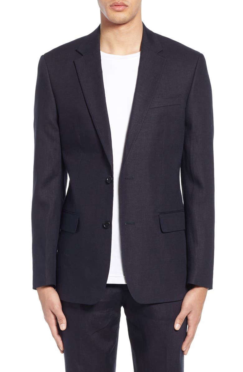French Connection Slim Fit Linen Suit Jacket | Nordstrom