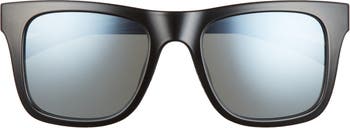 Hurley Sunrise 53mm Polarized Square Sunglasses