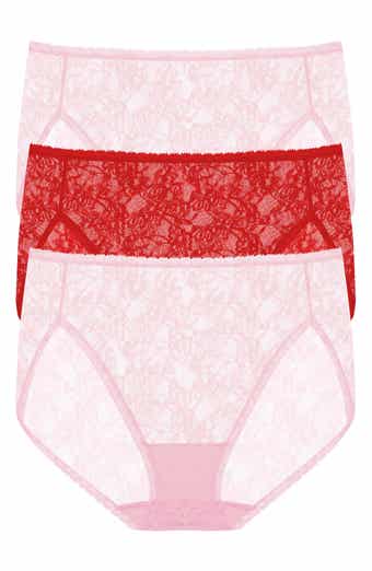 Natori Bliss Cotton Full Brief 3-pack in Pink