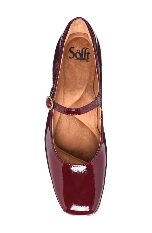 Shop Söfft Elsey Mary Jane In Damasco Red