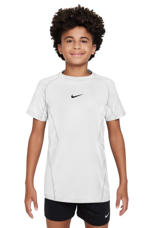 Nike Kids's Dri-fit Pro T-shirt In White/black