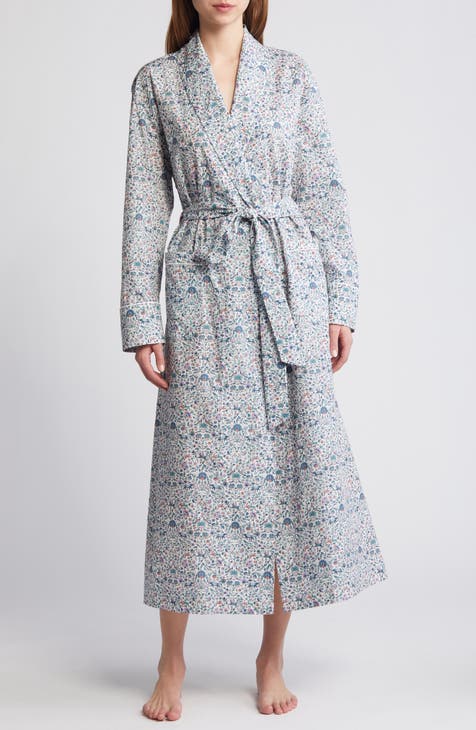 Classic Imran Tana Floral Cotton Robe (Nordstrom Exclusive)