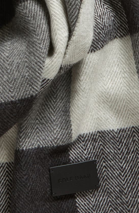 COLE HAAN COLE HAAN PLAID FRINGE SCARF