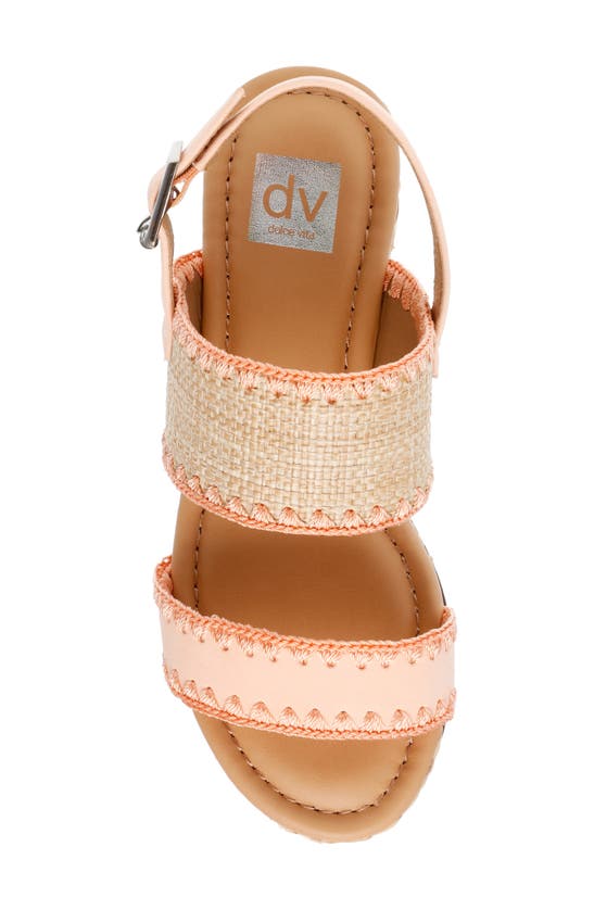 Shop Dolce Vita Kids' Valley Wedge Sandal In Coral