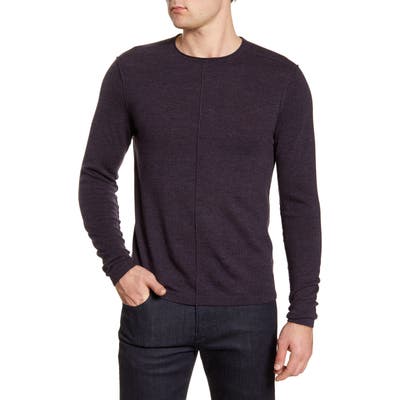 Robert Barakett Sudbury Merino Wool Crewneck Sweater, Purple