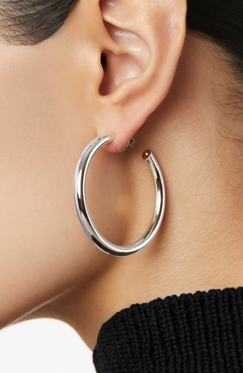 Ana Luisa Hoop Earrings In Silver