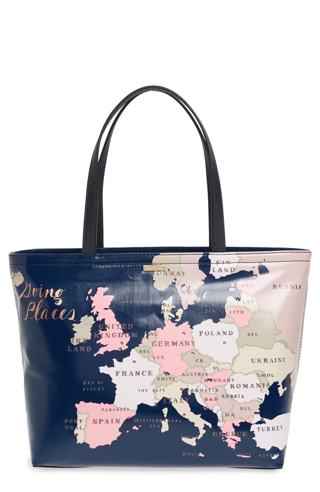 kate spade market canvas tote