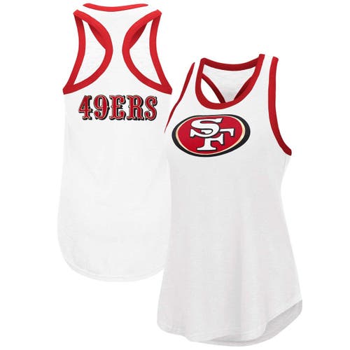 Women's San Francisco 49ers G-III 4Her by Carl Banks White Tater