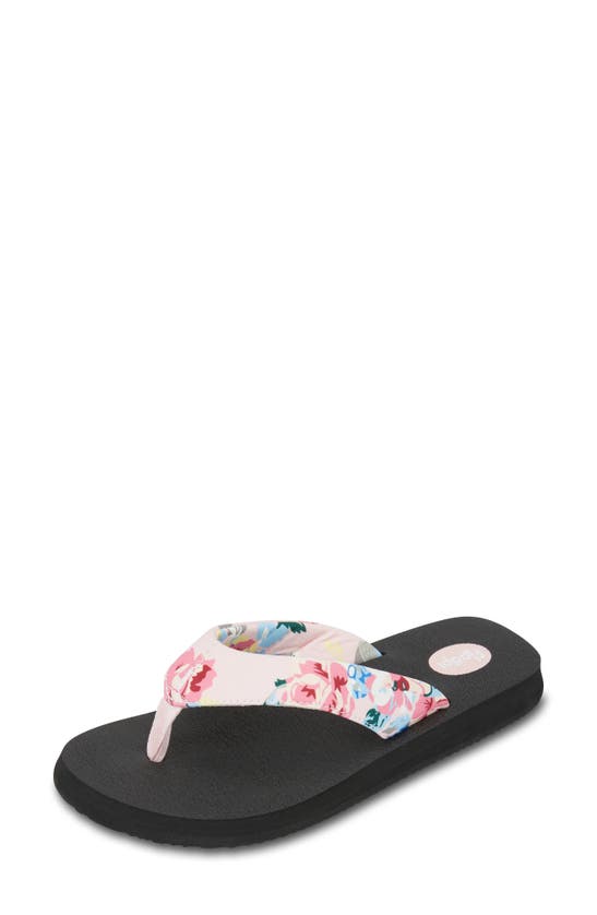 Floopi Isabella Yoga Flip Flop In Pink