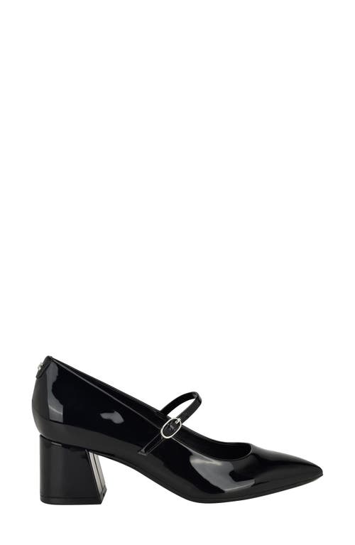 Shop Calvin Klein Leora Pointed Toe Mary Jane Pump In Black