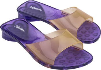 Melissa x Telfar Clear Jelly Flat Slide Sandals New 23' Worldwide  Shipping
