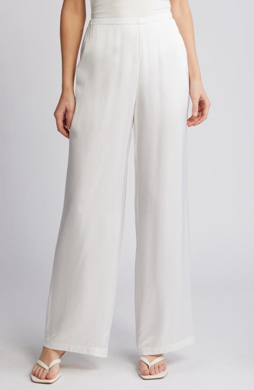 Shawn Wide Leg Pants in Alabaster