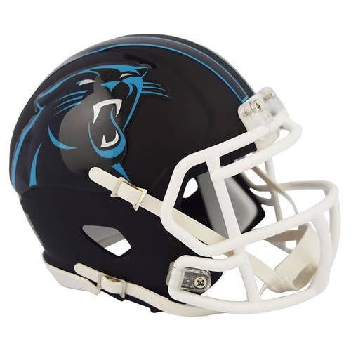 RIDDELL Carolina Panthers Black Matte Alternate Speed Mini Football Helmet