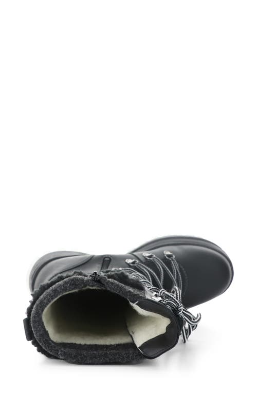 Bos. & Co. Daws Lace Up Boot In Black In Black/grey Saddle/goatlan