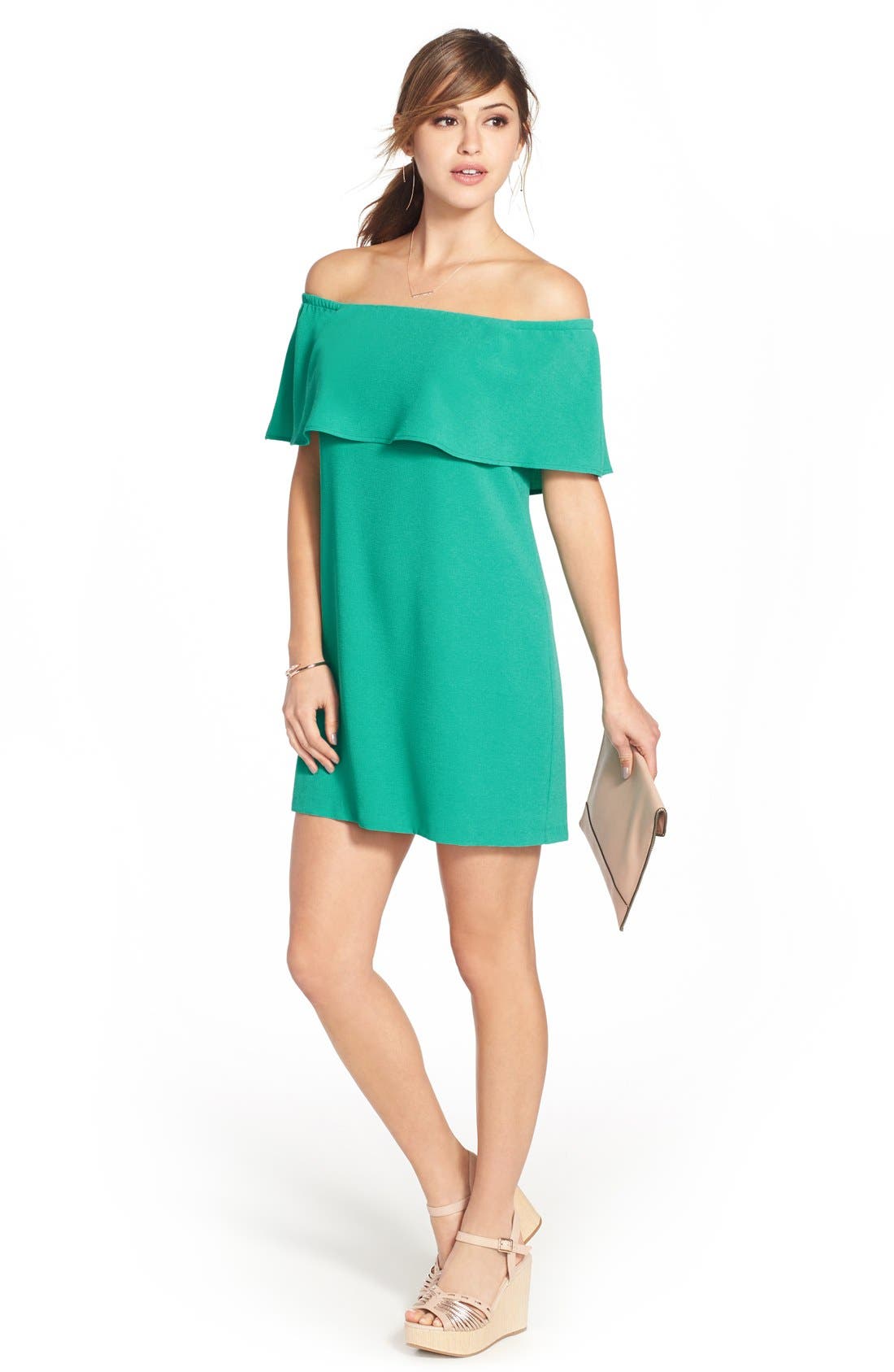 off the shoulder dress charles henry