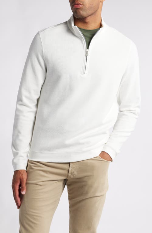 Shop Scott Barber Stretch Quarter Zip Top In Winter White