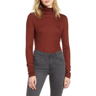 Ag Chels Turtleneck Top, Red