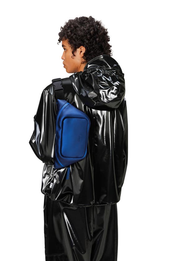 Rains Mini Waterproof Belt Bag In Storm