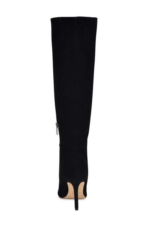 Nine West Richy Pointed Toe Knee High Boot In Black