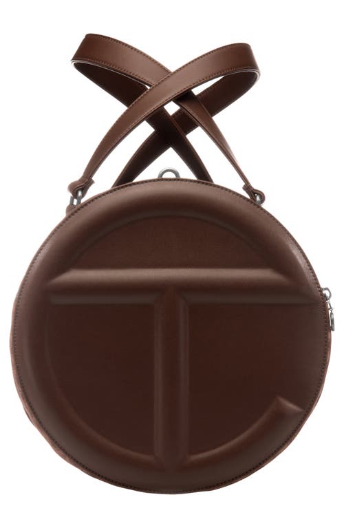 Shop Telfar Large Monogram Jacquard Duffle Bag In Chocolate Monogram