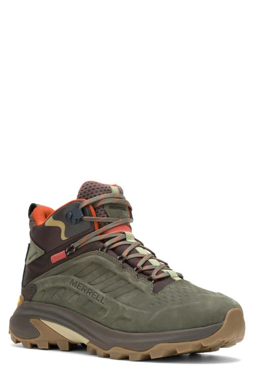 Shop Merrell Moab Speed 2 Waterproof Hiking Boot In Olive