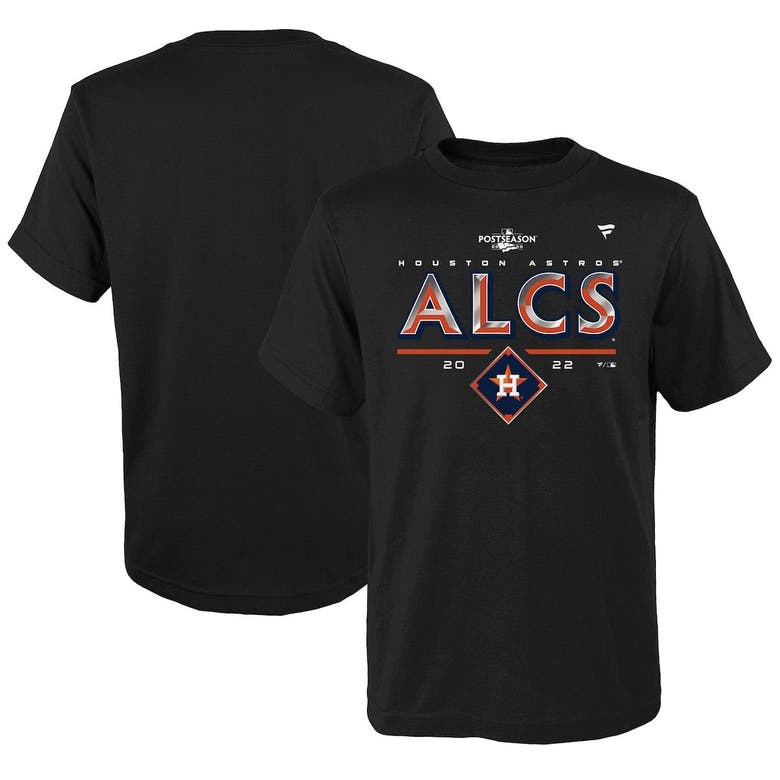 Fanatics Kids' Youth  Branded Black Houston Astros 2022 Division Series Winner Locker Room T-shirt