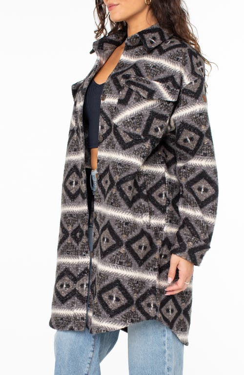 Roxy Walkabout Coat In Phantom