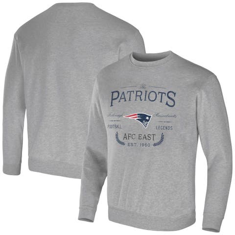 Men's '47 New England Patriots Heather Gray Historic Logo Gridiron