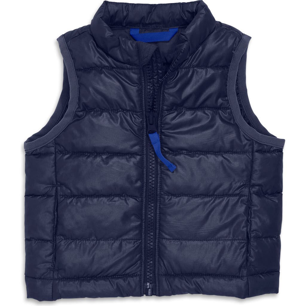 Primary Baby Lightweight Puffer Vest In Navy