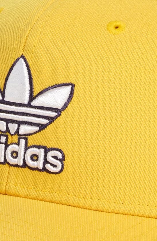 Shop Adidas Originals Modern Structure Snapback Hat In Bold Gold/ Night Indigo