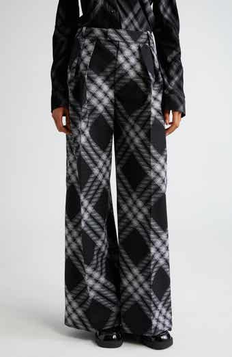 Buy Burberry Neutral Louane Vintage Check Pants in Stretch-cotton for Women  in Saudi