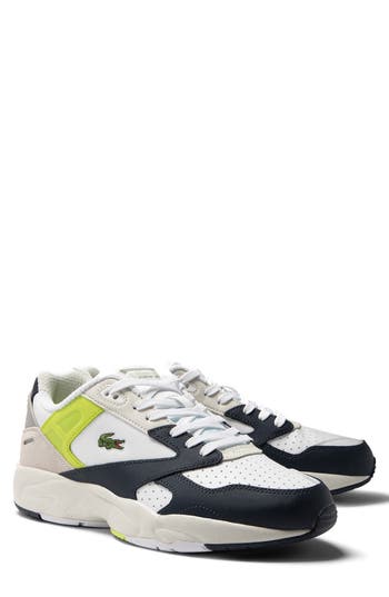 Lacoste Storm 96 Sneaker In White/grey