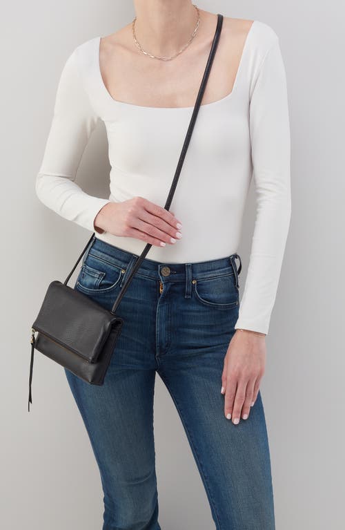 Hobo Small Grant Leather Crossbody Bag In Black