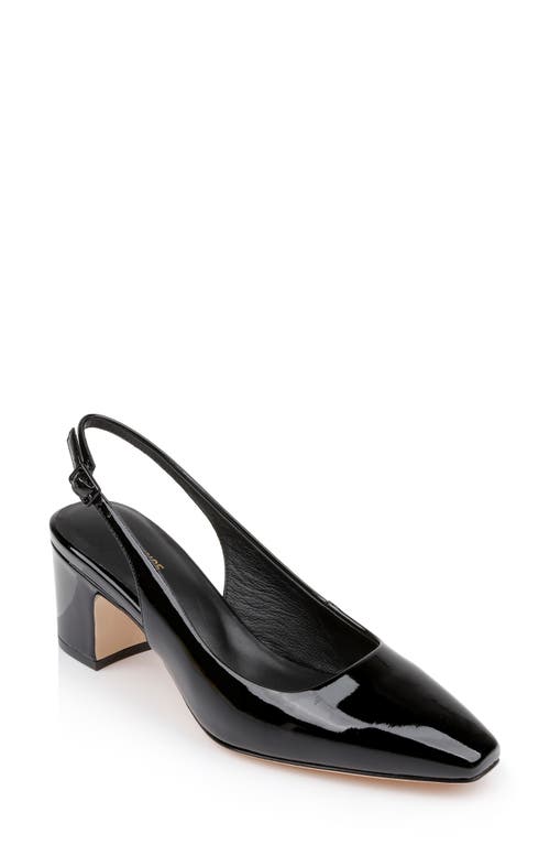 Shop L Agence L'agence Elaina Slingback Pump In Black Patent