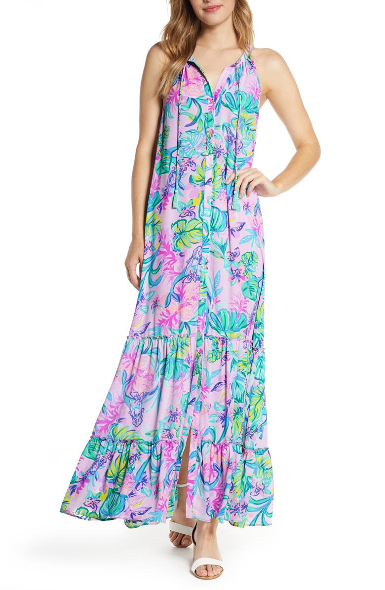 Lilly Pulitzer® Luliana Button Front Maxi Dress | Nordstrom