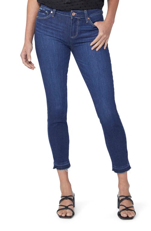 PAIGE Verdugo Mid Rise Release Hem Crop Skinny Jeans Maddalena at Nordstrom,