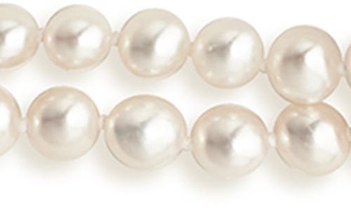 Shop Lagos Luna Freshwater Pearl Necklace In Pearl/silver