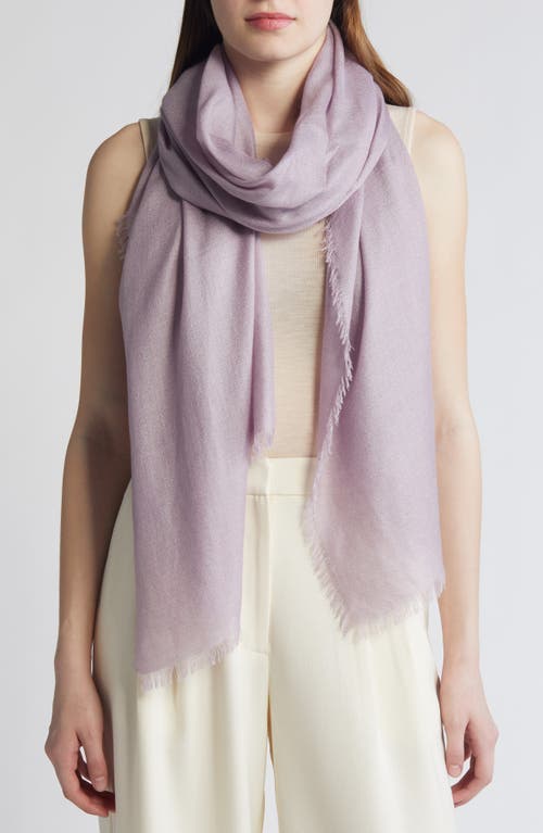 Cashmere & Silk Wrap in Purple Peace