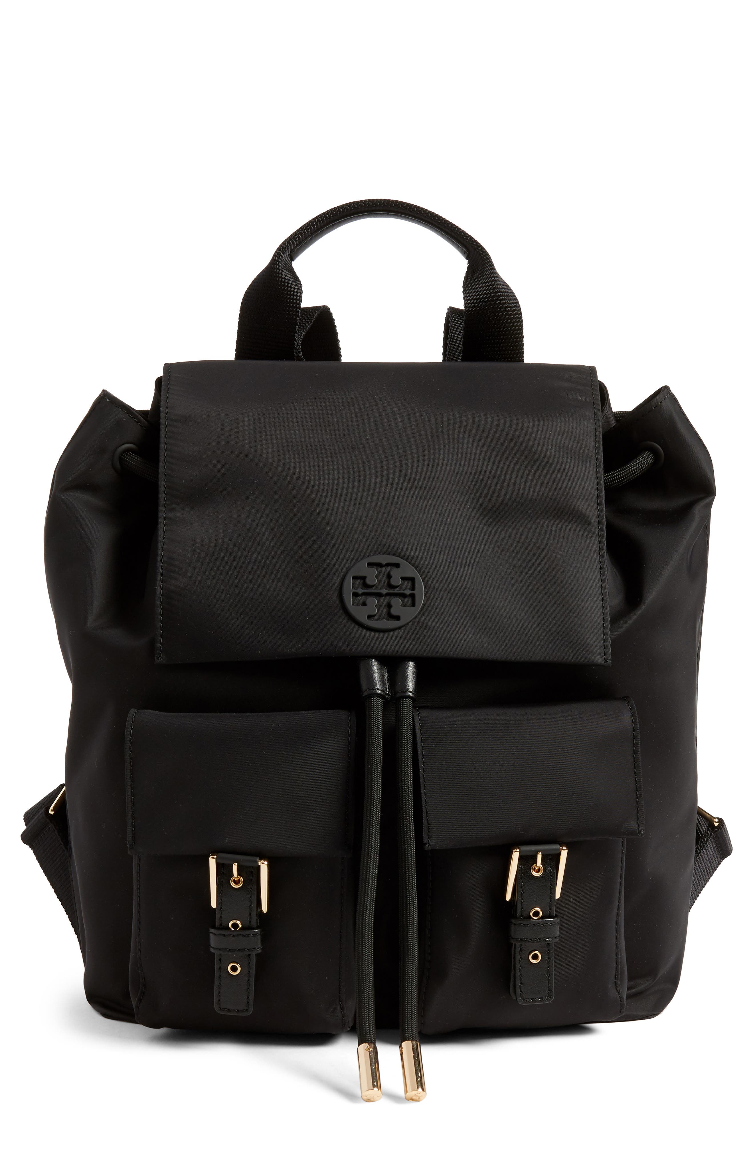 tilda nylon flap backpack