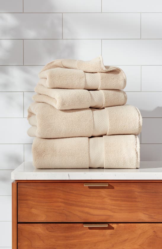 Shop Nordstrom Organic Hydrocotton Bath Towel In Beige Oatmeal