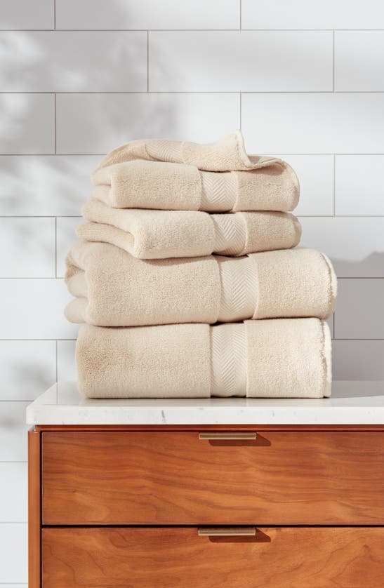 Nordstrom Hydrocotton 4-piece Bath Essentials Set In Beige Oatmeal