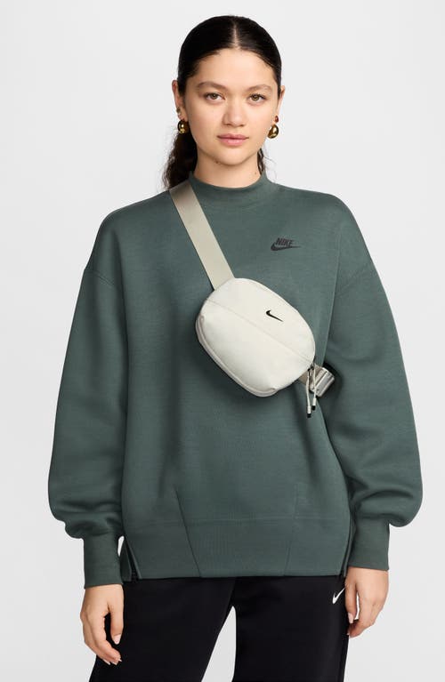 Shop Nike Aura Belt Bag In Light Bone/light Bone/black