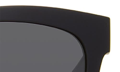 Eddie Bauer 54mm Round Polarized Sunglasses In Black/gray