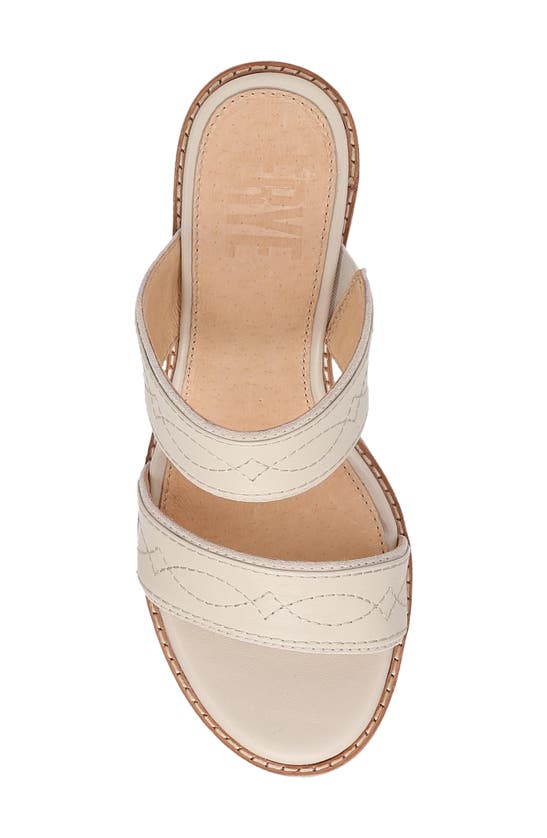 Shop Frye Pipa Platform Sandal In Ivory