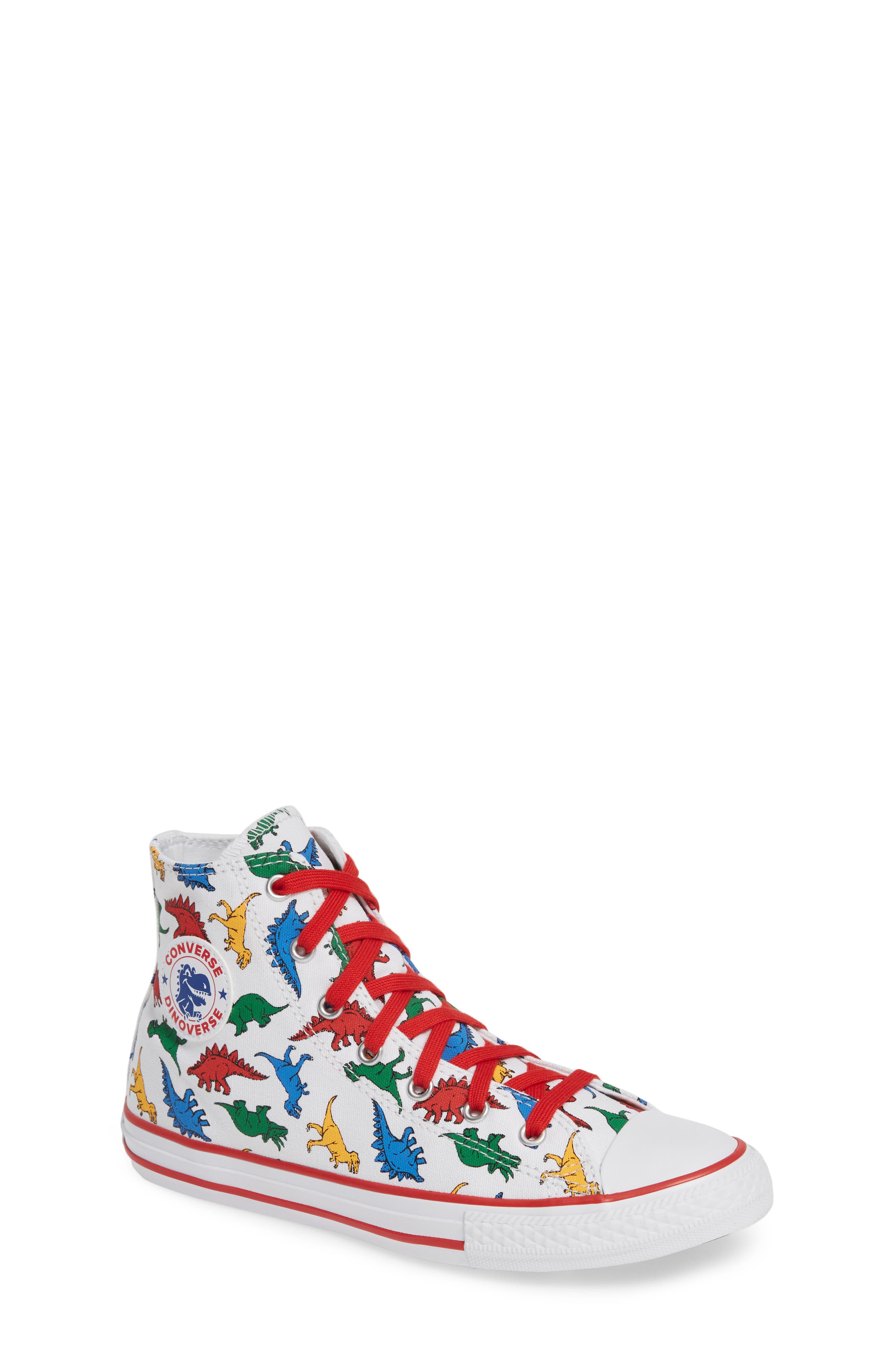 converse white dinosaur